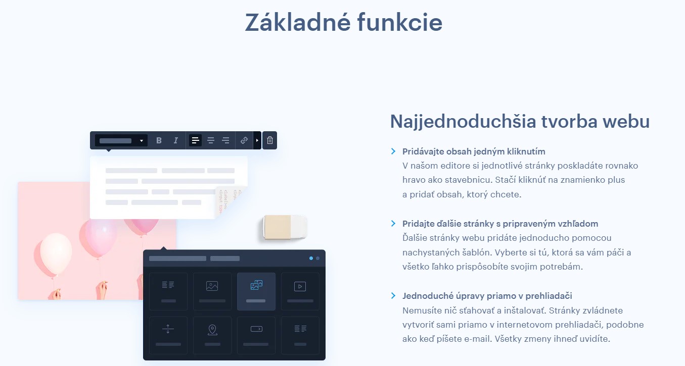 Webnode Zakladne Funkcie