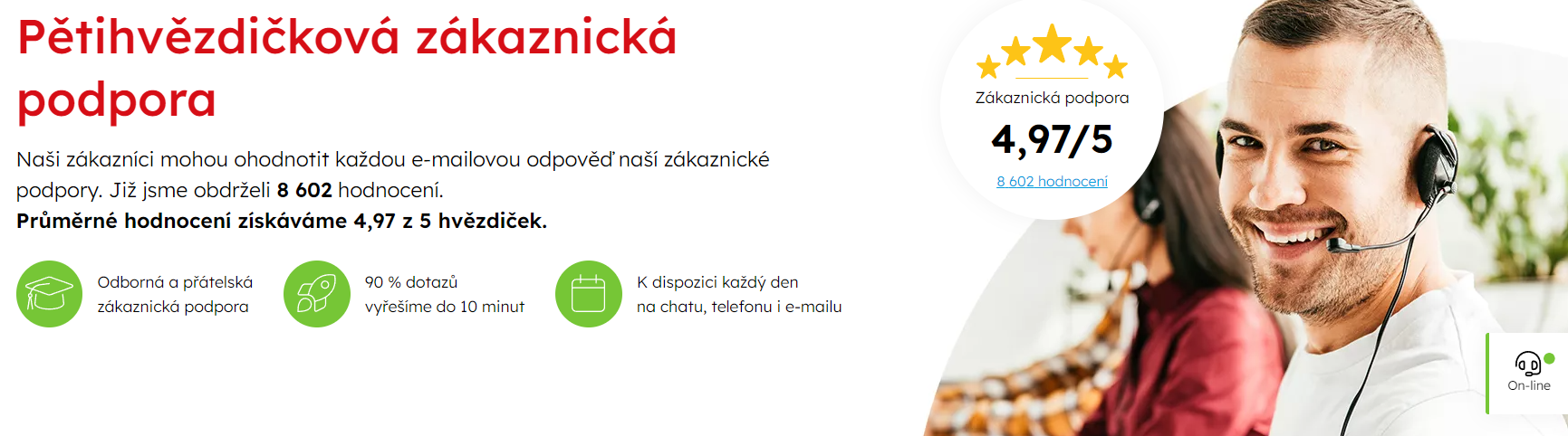 Cesky Hosting Podpora