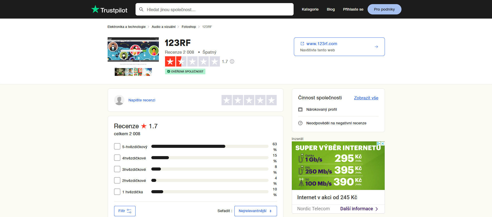 123rf Trustpilot