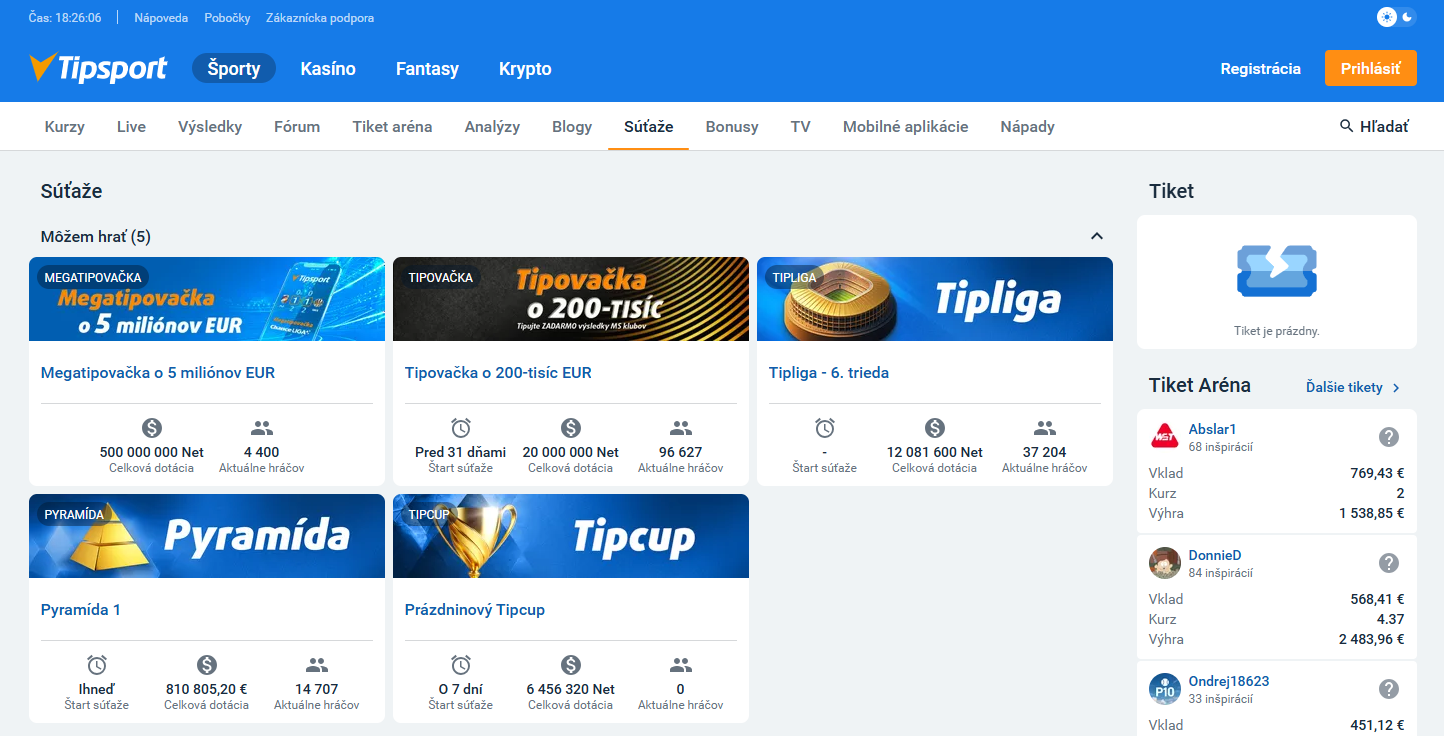 Tipsport Sutaze V Textu