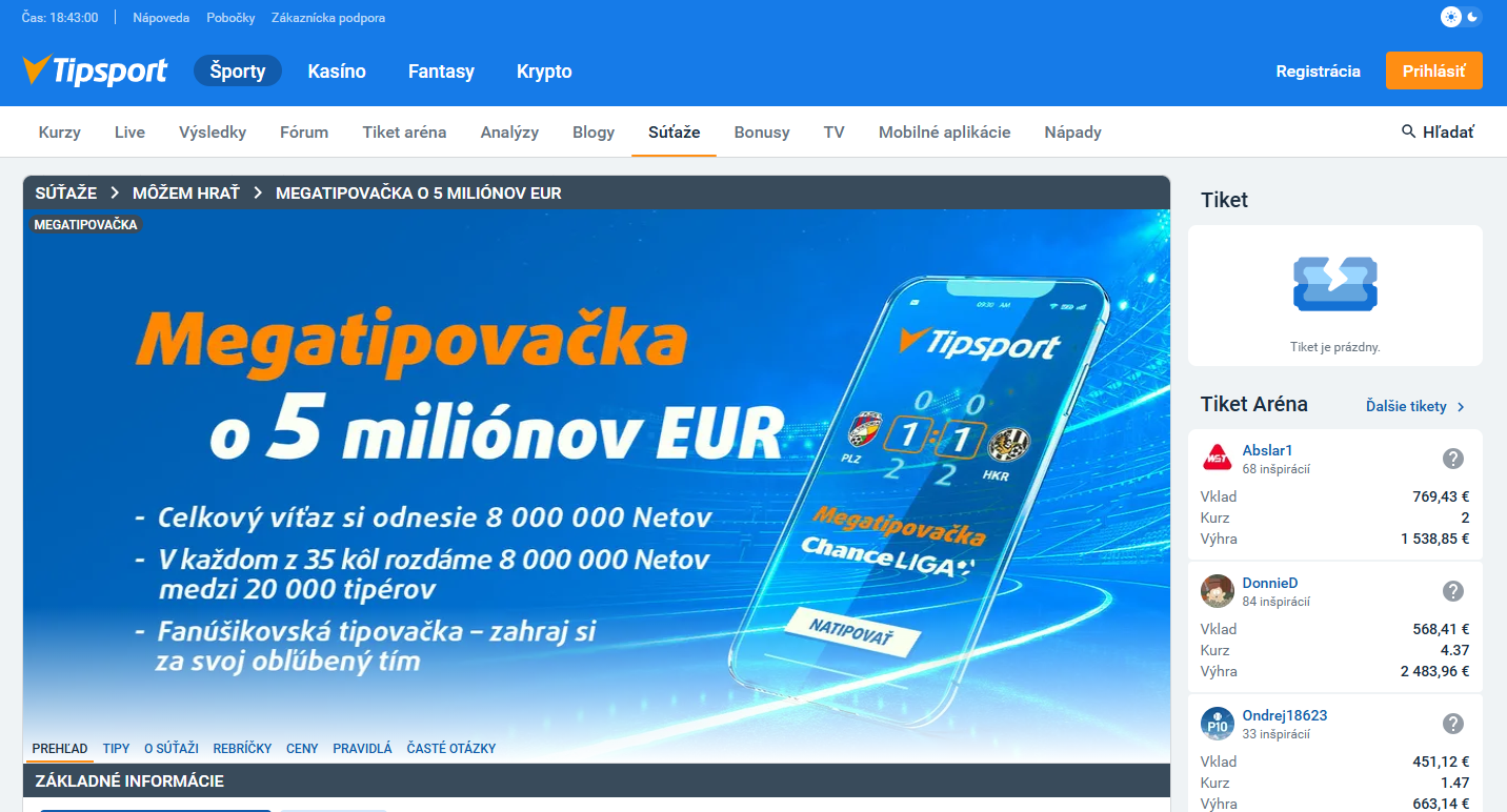 Tipsport Tipovacka V Textu