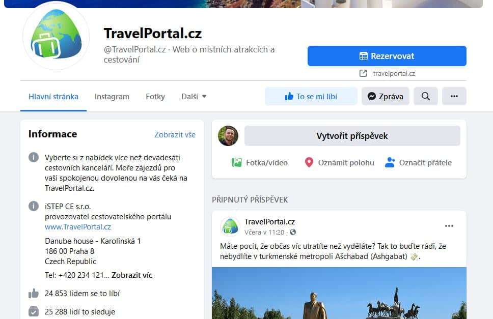 Travelportal Facebook