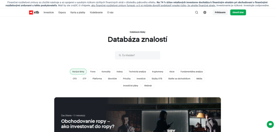 Xtb Akademia