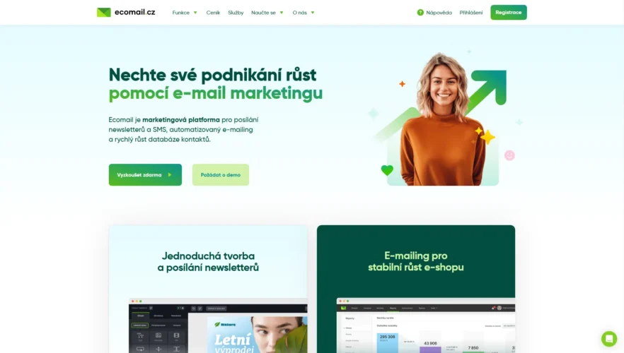Ecomail Titulni Strana