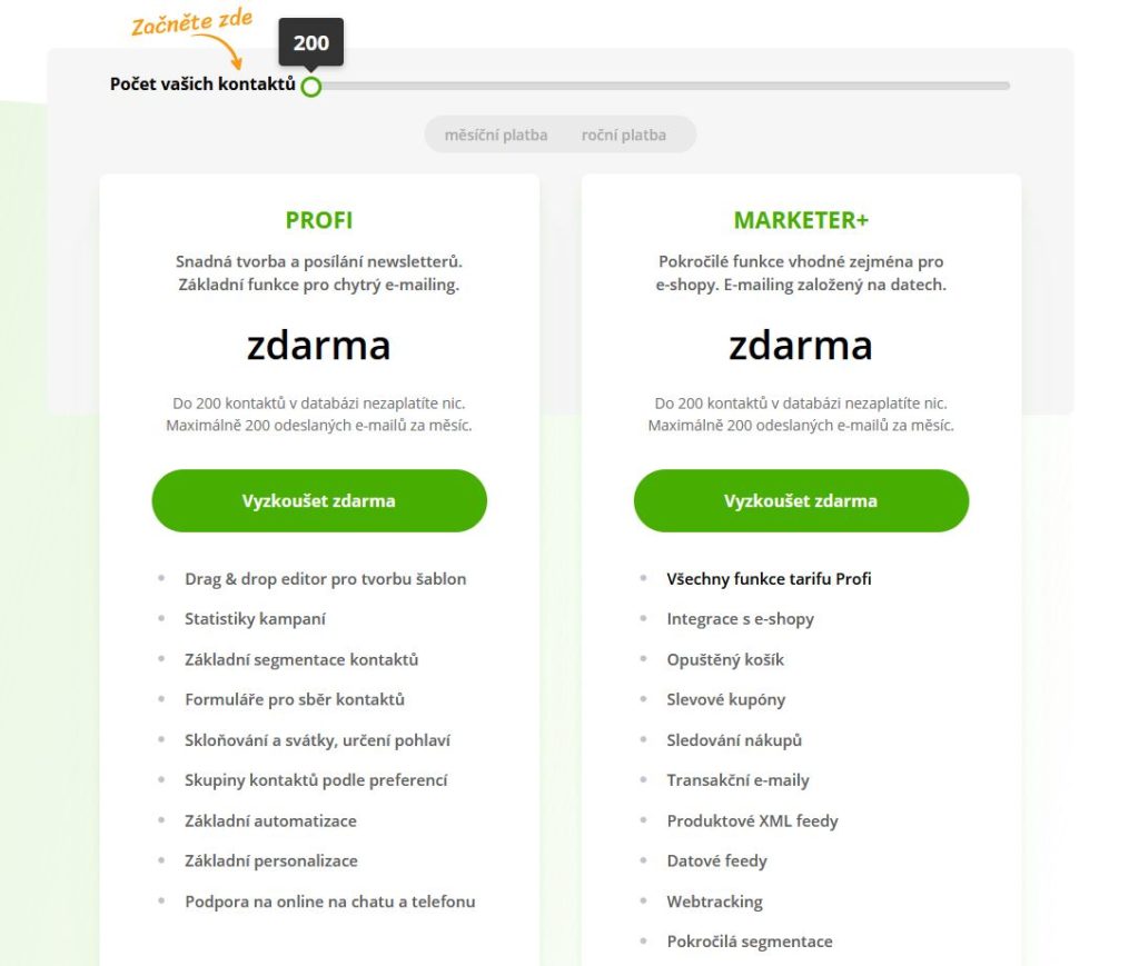 Ecomail Zdarma
