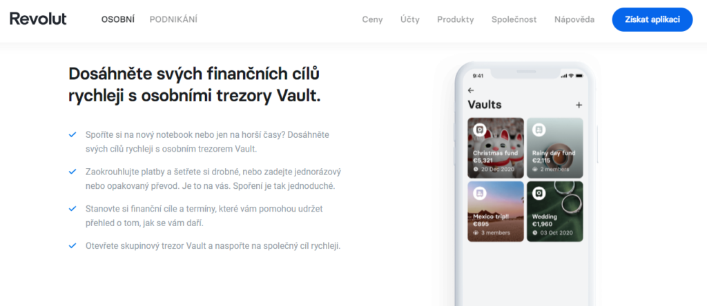 Revolut Osobni Trezor