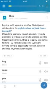 Aplikace Easylingo Prosvicovani Slovicek