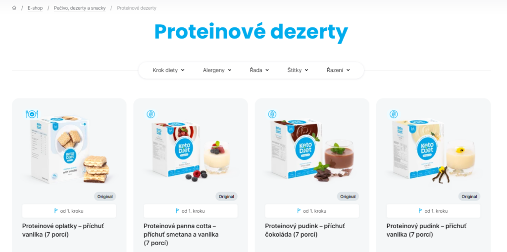 Ketodiet Proteinove Dezerty