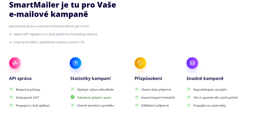 Smartmailer Co Umi Funkce