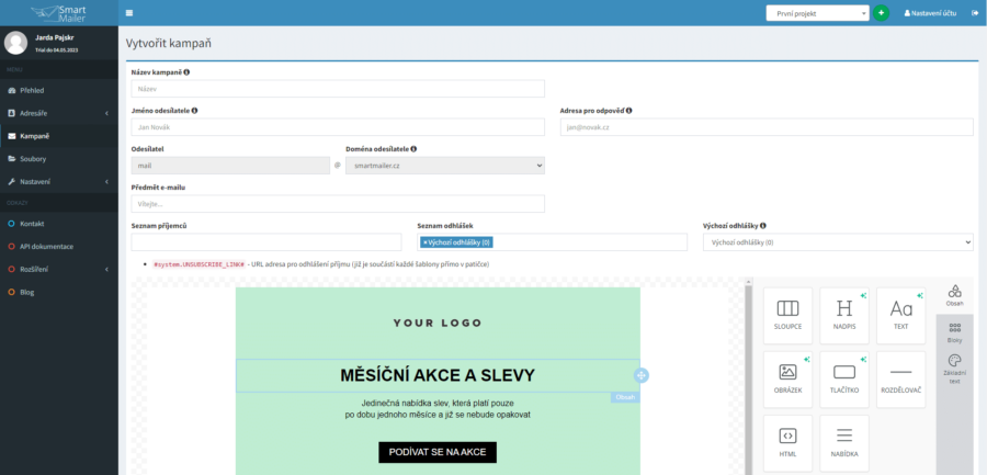 Smartmailer Tvorba Mailu Kampane3