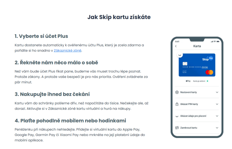Ako získať kartu Skippay