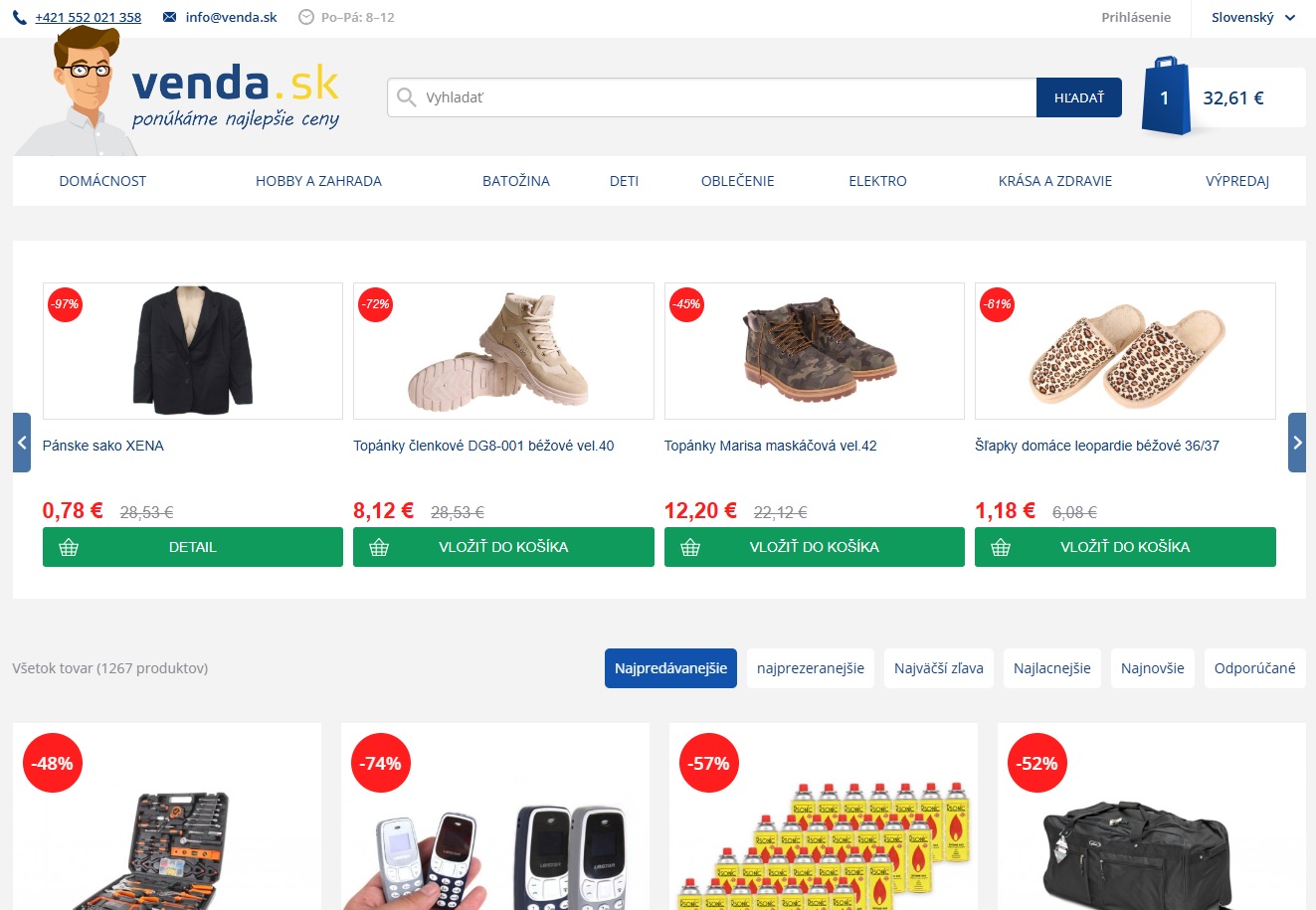 Venda Uvodna Stranka