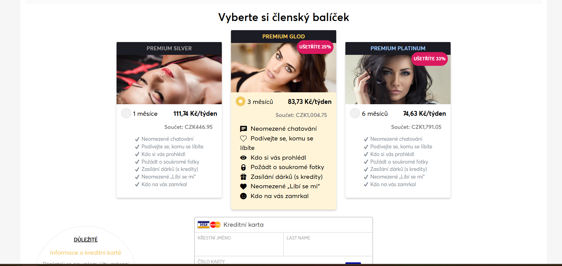 Elite Meets Beauty Ruzne Balicky Premioveho Clenstvi