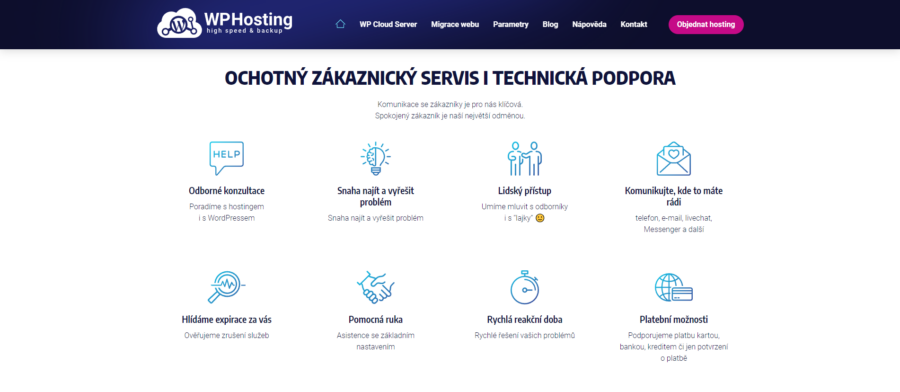 Wp Hosting Podpora