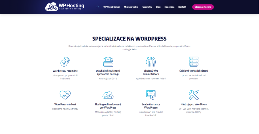 Wp Hosting Specializace Na Wordpress