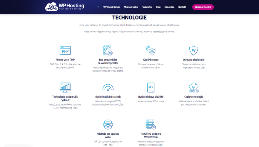 Wp Hosting Technologie