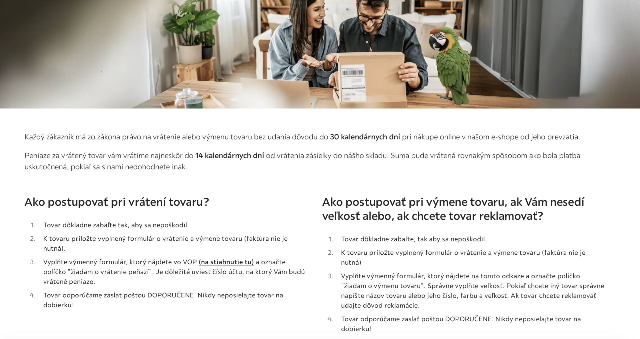 Mobelix.sk - Ako postupovať pri reklamácii